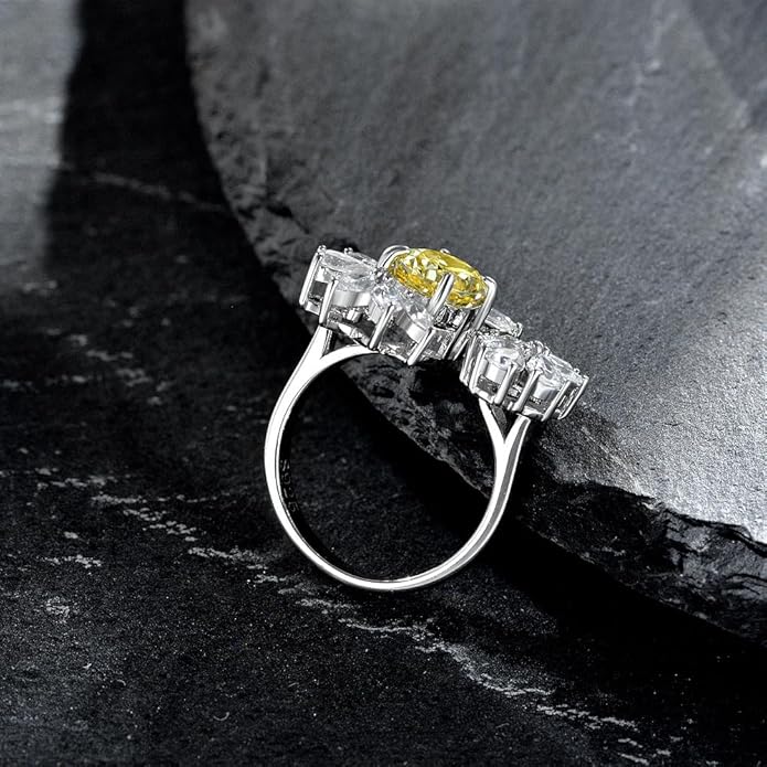 14K Solid Gold over 925 Silver 2 Carat 7 * 9 MM Oval Cut Moissanite/Ruby/Aquamarine Adjustable Ring,Chic Accessory for Modern Women