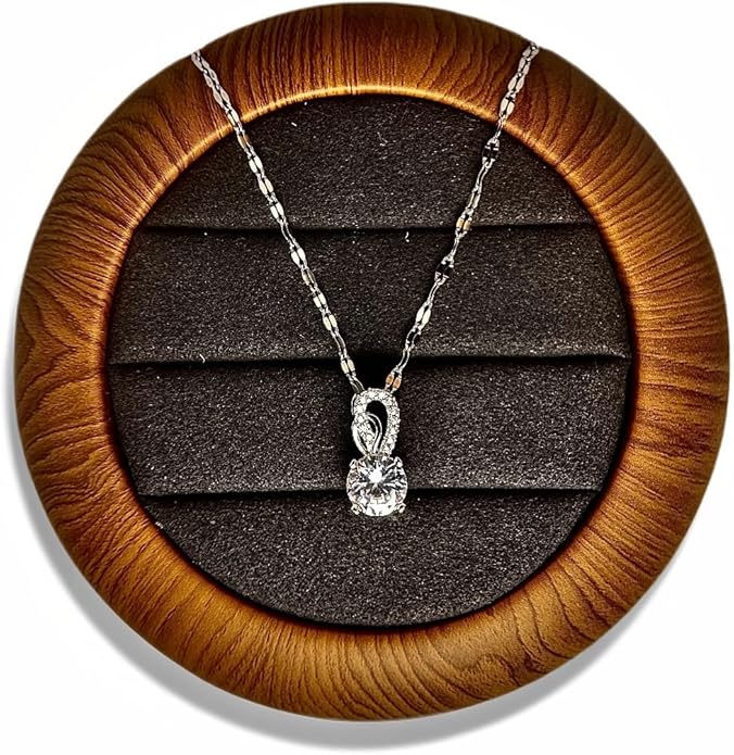 Stunning 3-piece Moissanite Jewelry Set - Necklace, Ring & Earrings | Elegant Wedding Jewelry Sets for Brides | Perfect Moissanite Earrings & Necklace | Timeless Bride Earrings & Wedding Earrings for Brides