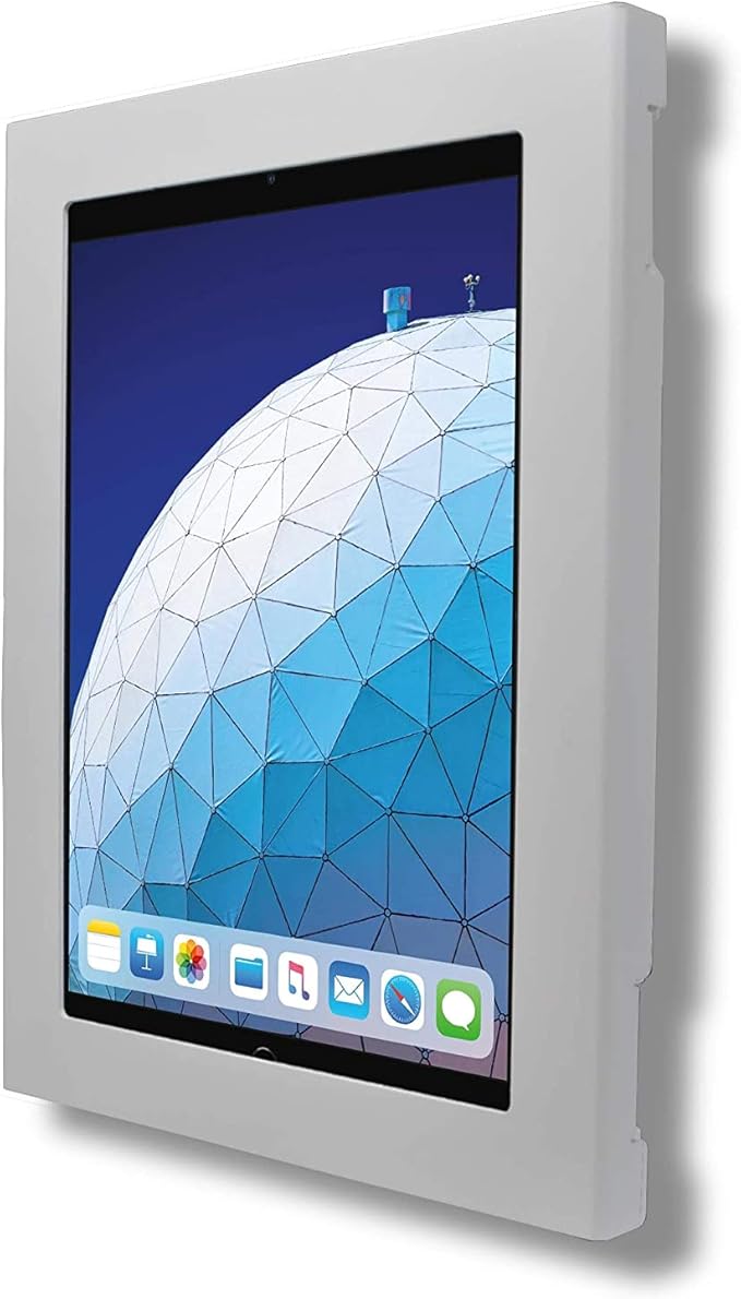TABcare Locking Security Metal Case for Apple iPad 5/6, iPad Pro 9.7", iPad Air 1/2 9.7" Tablet (White)