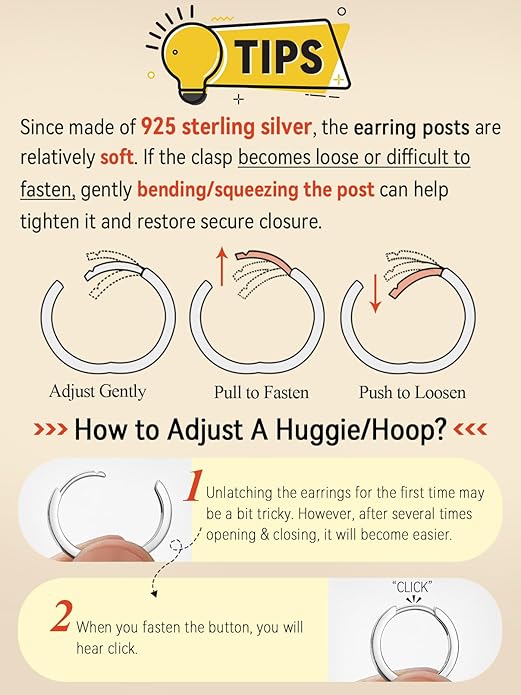 FaithHeart Sterling Silver Hoop Earrings for Women, Hypoallergenic Huggie Hoop Earrings Lightweight Small Cartilage Earrings Hoop Earring Dainty Everyday Earrings 6/8/10/12/14/15/16/18/20mm