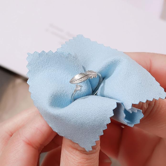 OOOPEL Sterling Silver Adjustable Ring S925 Silver Rings for Women Cubic Zirconia Twist Love Knot Dainty Ring Silver Minimalist Open Finger Rings Silver Thumb Sterling Silver Ring