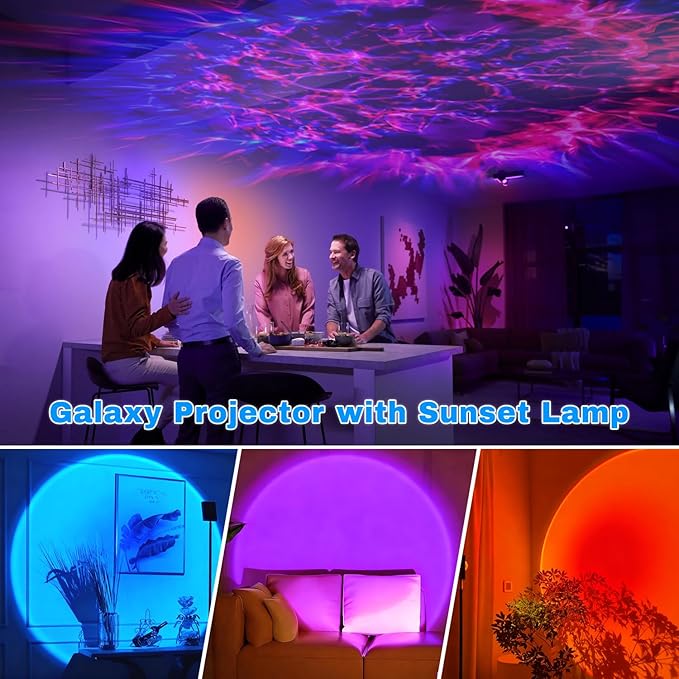 Galaxy Projector, Light Projector for Bedroom, Night Light for Kids Room, Projector with Timer and Remote Control, Room Decor, Gifts for Girls, Boys, Adults, Christmas, Birthday
