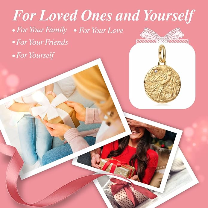 Cute Fashion Heart Charms,S925 Sterling Silver Charm,Bead for Bracelets and Necklaces,For Women Jewelry Present