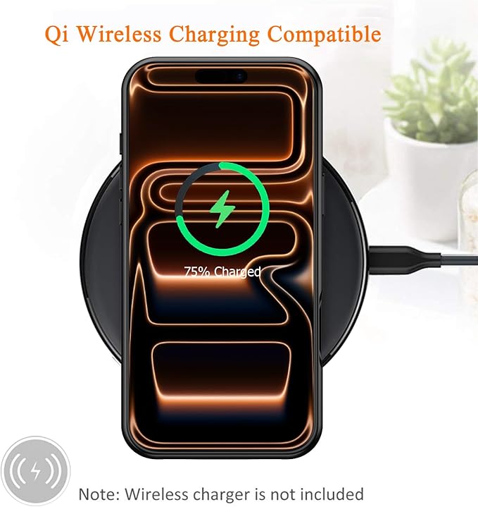 Battery Case for iPhone 17 Pro Max,12000mAh Rechargeable Portable Charging Case with Wireless Charging Compatible for iPhone 17 Pro Max (6.9inch) with Carplay Extend Battery Pack Charger Cover (Black)