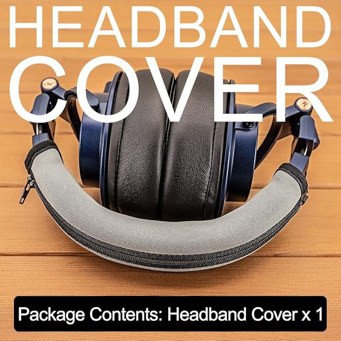 Replacement Headband Cover Compatible ATH M50X M50 M40X M40 M30X M20X Headphones (Silver)