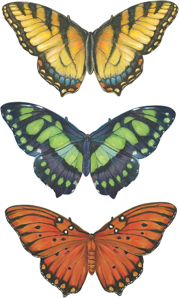 Hester & Cook Table Accent Place Cards - Dinner Name Cards for Table Setting Set of 12 - Made in USA (Butterfly)