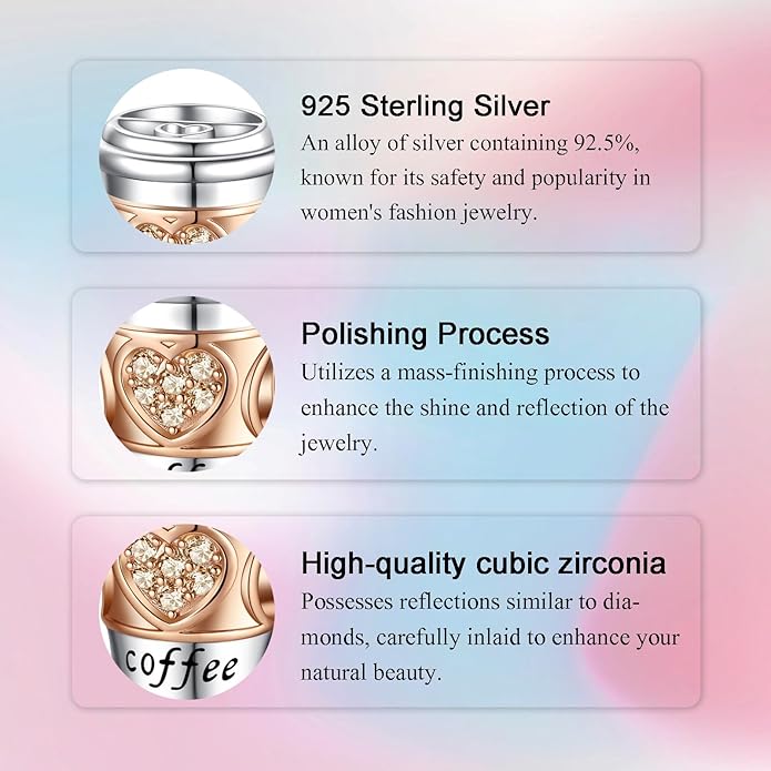 Bible Family Mom Wife Love Heart Dangle Charm 925 Sterling Silver Charms fits Bracelets and Necklace Pendant Bead Charms Jewelry Present for Women Family Friends