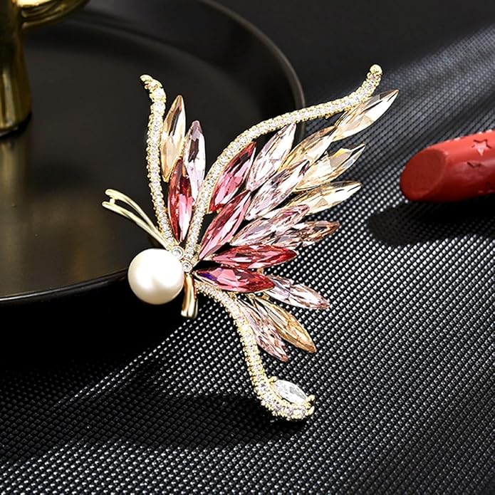 Animal Brooch for Women Girls Rhinestone Animal Brooch Lapel Pin Jewelry Gift for Mom Wife