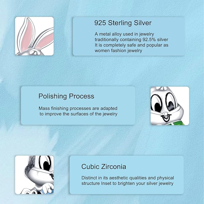 925 Sterling Silver Charms Magic Movie Character Dangle Beads for Bracelets and Necklaces Jewelry for Women