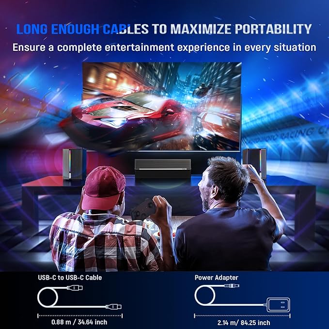 FIFINE Computer Speakers System with Subwoofer, Gaming Speaker for PC with RGB, Volume Control, Monitoring, 3.5mm Aux Input, AC Powered Speakers for Desktop Mobile TV-AmpliGame A22