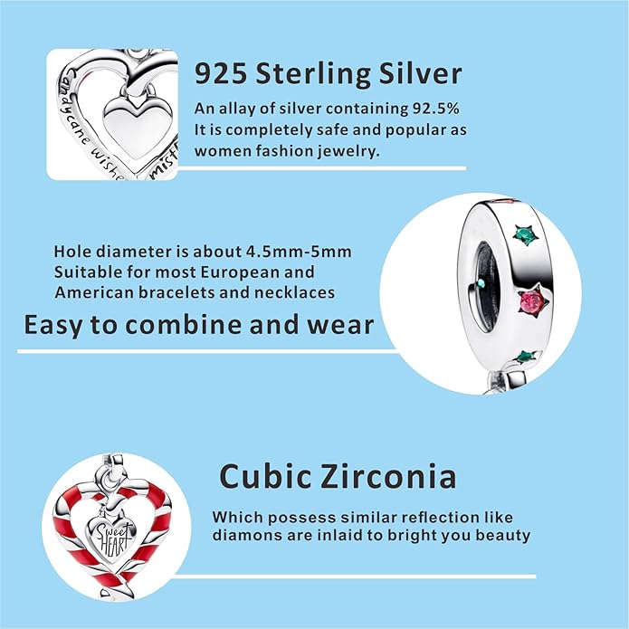 Fashion Charms Compatible for Bracelets,S925 Sterling Silver Charms,For Women Jewelry Present