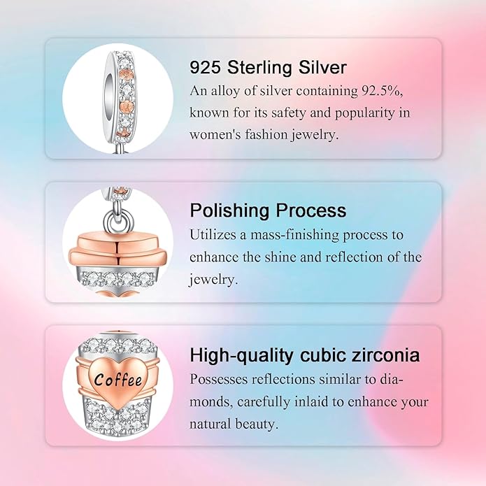 Bible Family Mom Wife Love Heart Dangle Charm 925 Sterling Silver Charms fits Bracelets and Necklace Pendant Bead Charms Jewelry Present for Women Family Friends