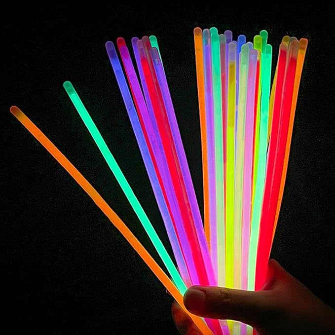 248 PCS Glow Sticks Bulk Party Favors Glow in the Dark Party Supplies DIY Necklaces Glasses Bracelets Headband for Wedding Camping Birthday Decoration