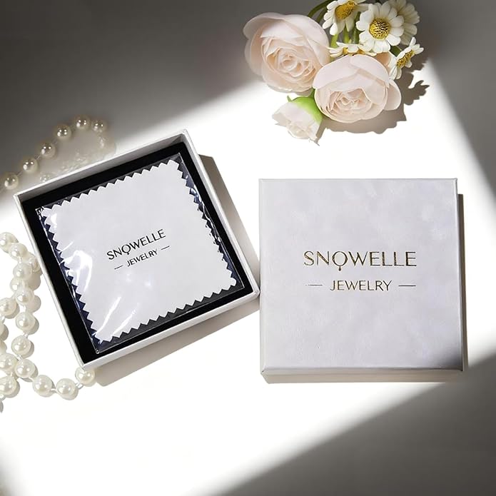 SNOWELLE Bee Necklace 925 Sterling Silver Heart Honey Bee Pendant Honeycomb Necklace Cute Animal Jewelry Gifts for Women