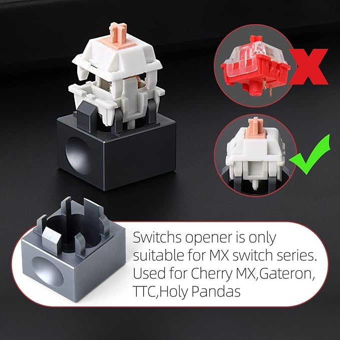 YIMAGUJRX RUNJRX Keyboard Switch Lube Kit JRX 205G0 0.53oz/15g, Switch Opener for Cherry MX TTC Holy Pandas Switch,Lube Tools for Mechanical Keyboard Switch