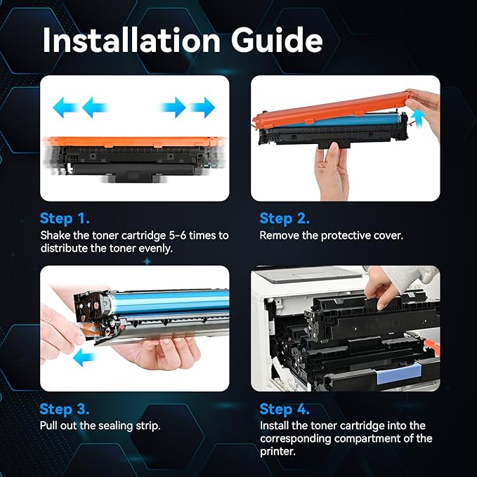 LEMERO 215A Compatible Toner Cartridge Replacement for HP 215A Black Toner Cartridges Work with HP Color Laseret Pro MFP M182nw M183fdw M155dw M155nw Printer (2-215A Black, with CHIP)