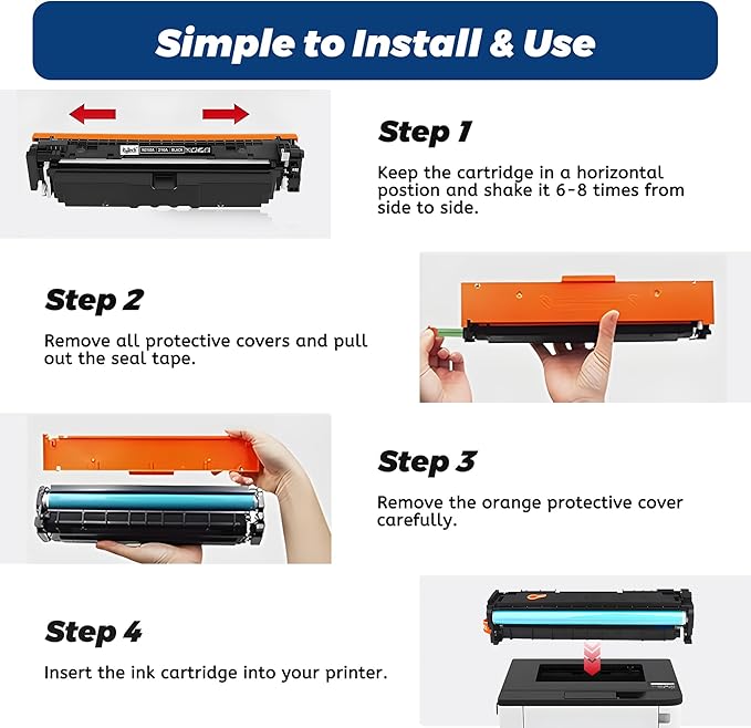 210A Black Toner Cartridges - for HP 210A 210X W2100A for HP Color Pro MFP 4301fdw 4301fdn Pro 4201dw 4201dn Printer Ink,2 Pack (with Chip)