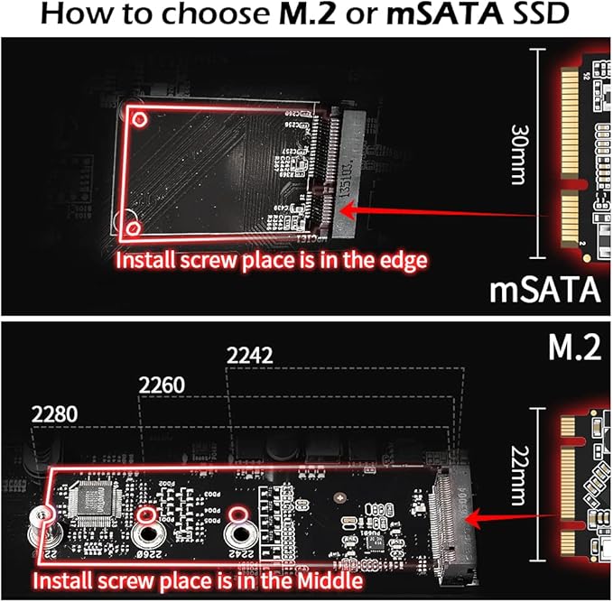 SSD mSATA 16GB Dogfish Internal Solid State Drive High Performance Hard Drive for Desktop Laptop SATA III 6Gb/s Includes SSD 32GB 60GB 64GB 120GB 128GB 240GB 250GB 480GB 500GB (16GB MSATA)