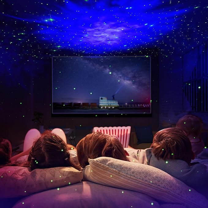 Cute Room Decor Aesthetic - Pink Astronaut Galaxy Projector for Teen Girls Bedroom, Star Projector Night Light with Remote, Kawaii Room Decor, 2025 Christmas Birthday Gifts for Teen Girls (Pink)