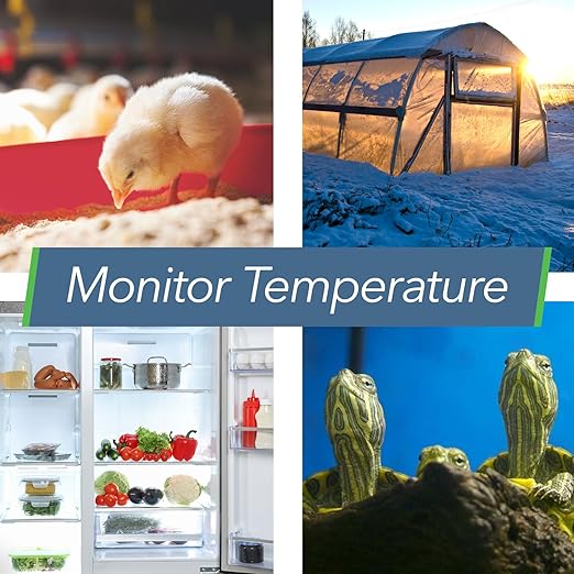 SensorPush HT.w Smart Temperature Sensor & Humidity Sensor - Bluetooth Thermometer and Hygrometer with App Monitoring - Water Resistant Temperature and Humidity Monitor for RV, Basement, Fridge & More