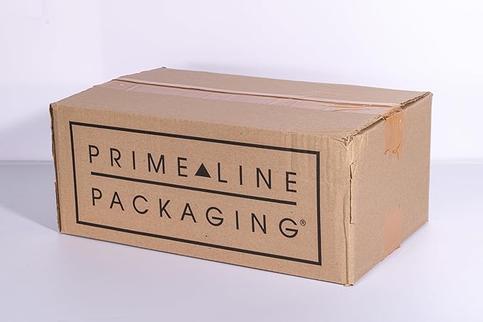 Prime Line Packaging Brown Paper Bags with Handles, Kraft Gift Bags Medium for Small Business, Shopping, Boutiques, Retail Store, Bulk, 10x5x13, 50 Pack