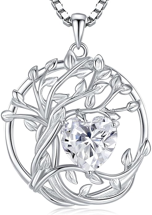 Gorgeous Moissanite Necklaces for Women - Valentine's Day Gifts for Wife Girlfriend, 925 Sterling Silver 1-3CT Moissanite Pendant Jewelry, Wedding Anniversary Birthday Christmas for Mom