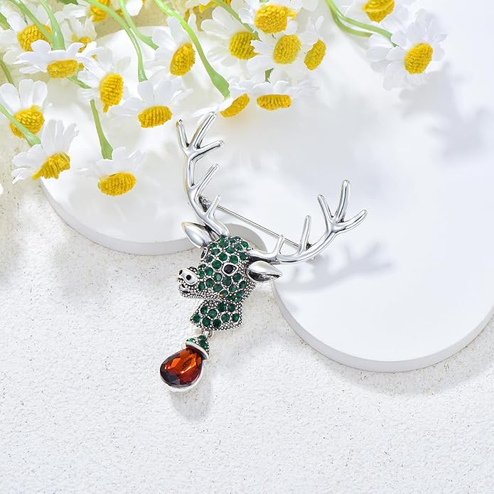 Animal Brooch Insect Bird Brooches Pearl Rhinestone Crystal Brooch 18k Gold-Plated Lapel Pins Jewelry Gifts Birthday Gifts for Women Men