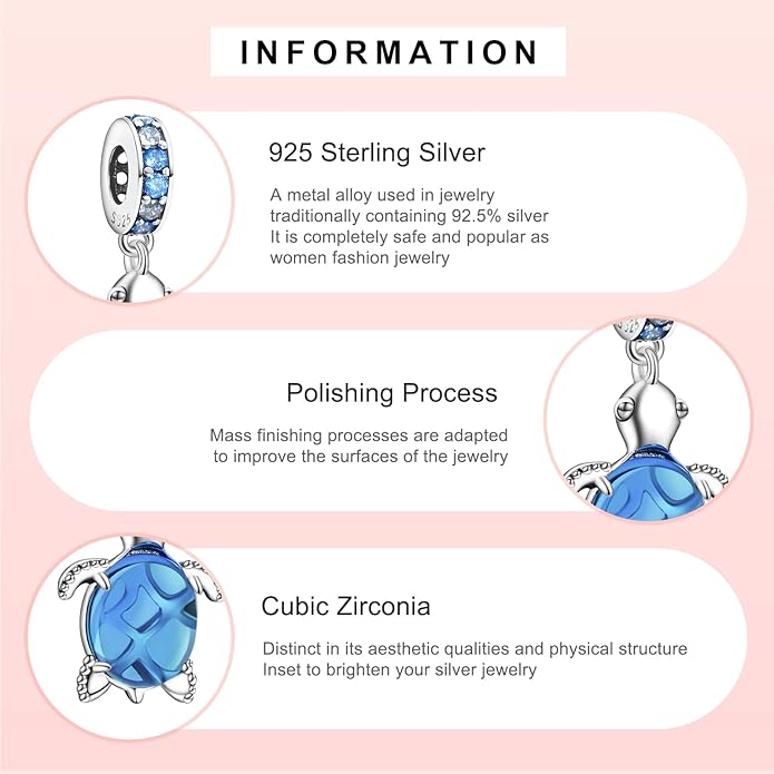 MITSOKU 925 Sterling Silver Charms for Bracelets Necklaces Animal prototype Pendant Safety Chain Dangle Pendants Beads Christmas Day Charms Jewelry Gift for Women