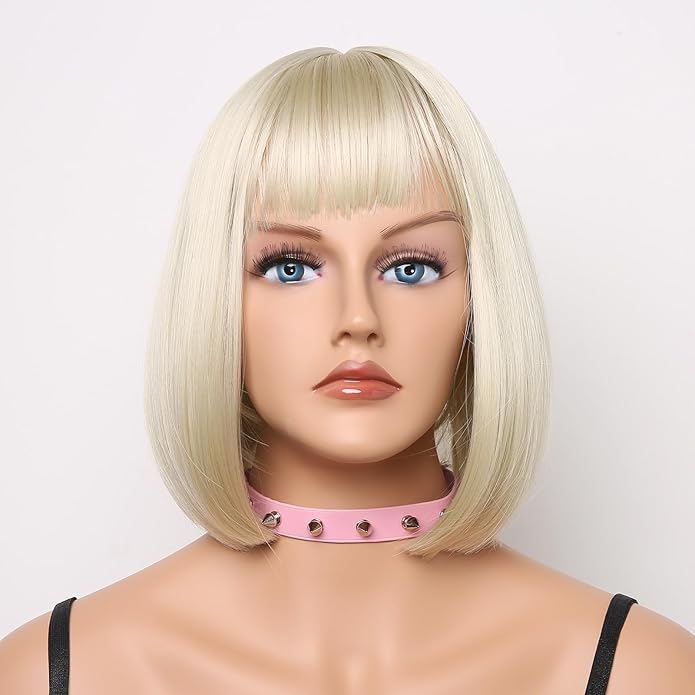 HZMAN Fashion Women Men Cool Punk Goth Metal Spike Studded Link Leather Collar Choker Necklace