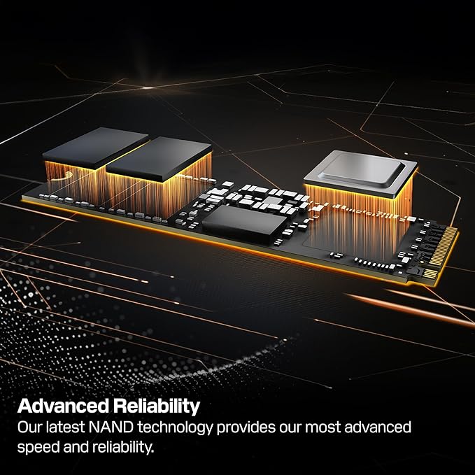 WD_BLACK 2TB SN8100 NVMe SSD Internal Solid State Drive - Gen 5 PCIe 5.0x4, M.2 2280, Seq. Read Speeds Up to 14,900 MB/s, Best for AI Applications, Gaming, and Video Editing - WDS200T1X0M