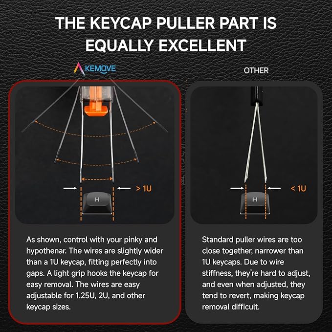 KEMOVE P10 2-in-1 Switch & Keycap Puller for Mechanical Keyboards, Quick & Painless Removal, DIY Customization, Maintenance, Cleaning for Beginners & Enthusiasts