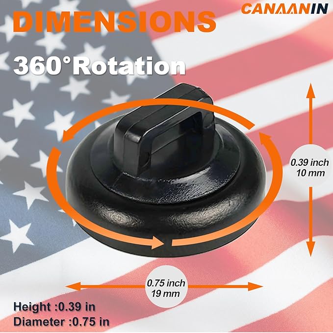 Magnet Zip Tie Mount Clips Magnetic Zip Ties Mount Base Holder Strong Wire Cable Holder Mount Wire Clips Management for Home Office Marine Electrical Wiring (D19 40 Pcs)