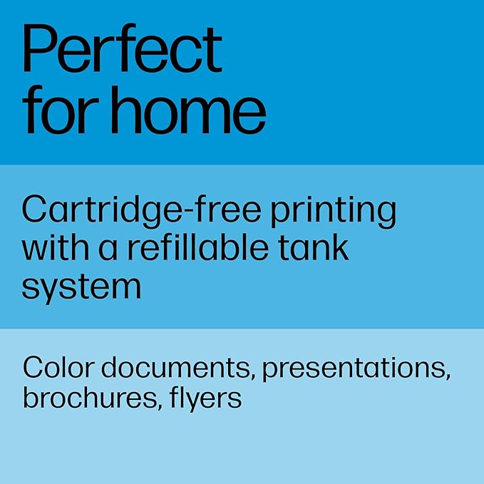 HP Smart Tank 5000 Wireless All-in-One Ink Tank Printer with up to 2 years of ink included, mobile print, scan, copy