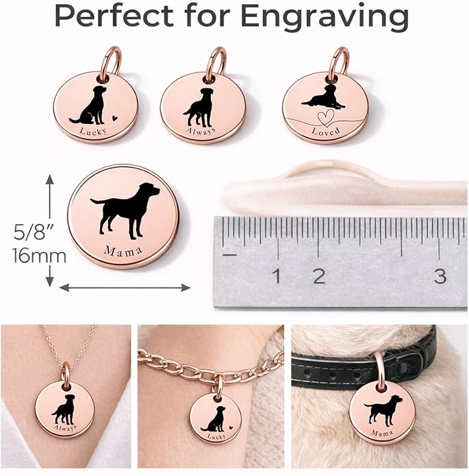 SM Design Mama Animal Charm Set – Set of 4 Stainless Steel Charms – Motherhood & Family Keepsake Jewelry Charmss