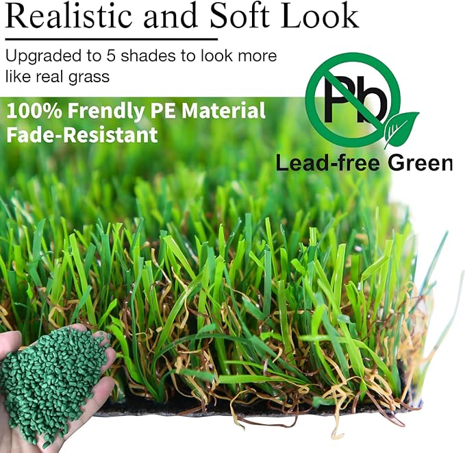 GLOBREEN Artificial Grass Table Runner 72 Inches Green Faux Turf Table Centerpiece for Football Golf Party Decorations Wedding Birthday Dining Baby Shower