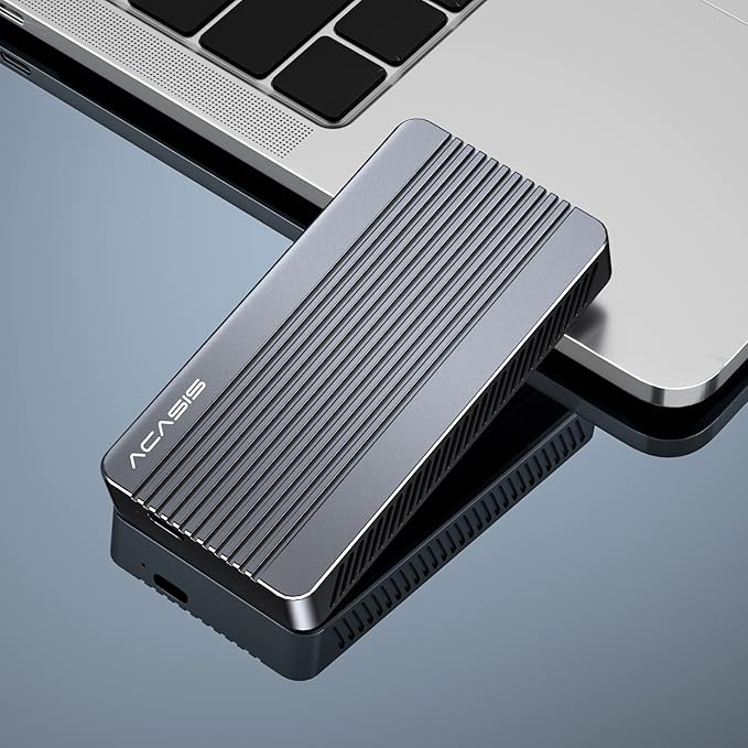 ACASIS 40Gbps M.2 NVMe SSD Enclosure, TBU405 for M1 M2 Pro/Max, Compatible with Thunderbolt 4/3/USB3.2/3.1/3.0/2.0, M.2 Enclosure Support SSD 2280/2260/2242/2230 B+M M-Key