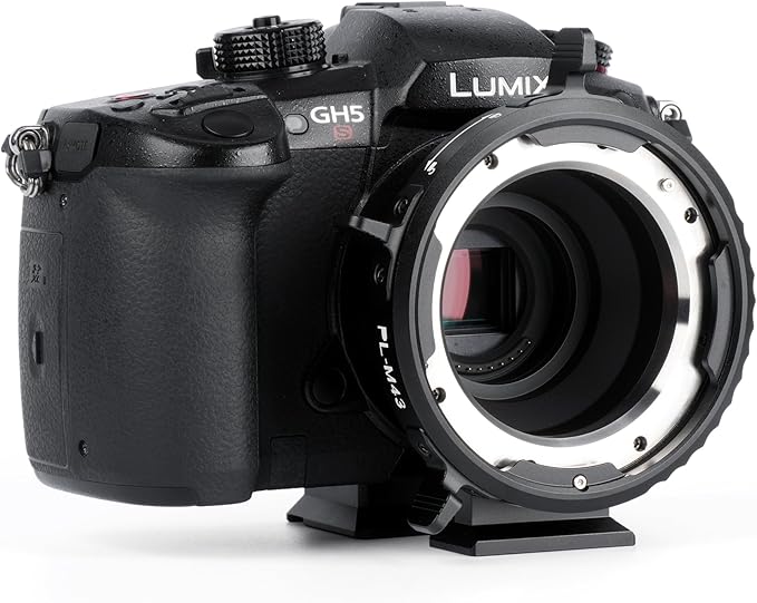 VILTROX PL-M43 Lens Mount Adapter Manual Focus Lens Converter with Rotary Lock Compatible with PL Lens to M43 Series Mount Cameras Panasonic GH5,G1,GH1,GH4/Olympus EP1,EP2,EM1,EM