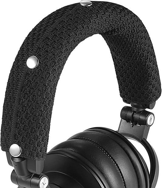 GEVO Replacement Headphone Headband Cover for AKGs, Senheiser, Sony,ATH,Audio-Technica,Shure,Panasonice Headsets,Headband Cushion Easy Installation No Tool Needed(Black)