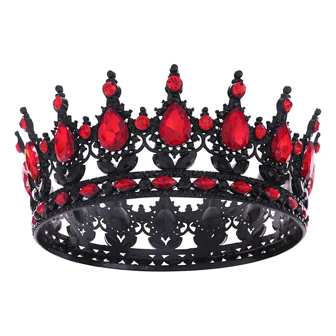 Queen Crown for Women Crystal Tiara for Girl Rhinestone Wedding Headband for Bride Hair Accessories for Costume Birthday Party Prom Gifts