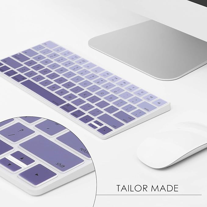 Allinside Ombre Deep Purple Cover for Apple Magic Keyboard (MLA22LL/A) with US Layout