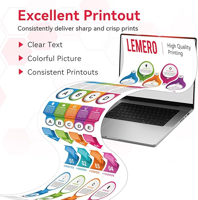 LEMERO 067H Toner Compatible for Canon 067H Toner Cartridges Set Work for Canon MF656Cdw Toner for Canon 067 MF654Cdw MF653Cdw LBP632Cdw Printer, Black Cyan Yellow Magenta 4-Pack of 067h Toner
