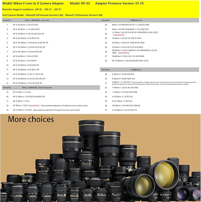 VILTROX NF-Z Lens Mount Adapter FTZ Auto Focus Lens Mount Converter Ring Adapter for Nikon F Lens to Z Mount Camera Z5 Z50 Z30 Z6 Z6II Z7 Z7II Zfc Z8 Z6III Z7III