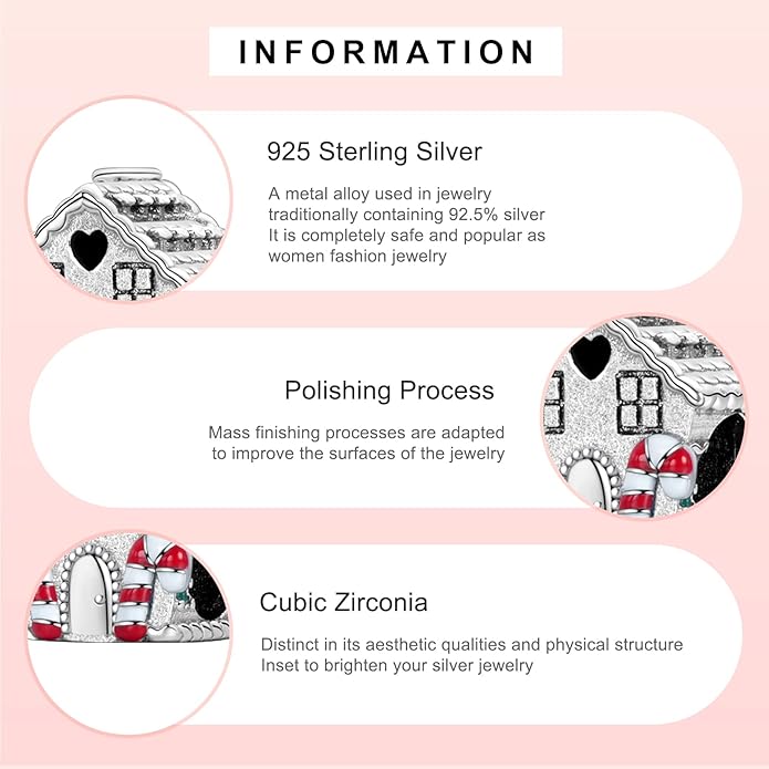MITSOKU 925 Sterling Silver Charms for Bracelets Necklaces Animal prototype Pendant Safety Chain Dangle Pendants Beads Christmas Day Charms Jewelry Gift for Women