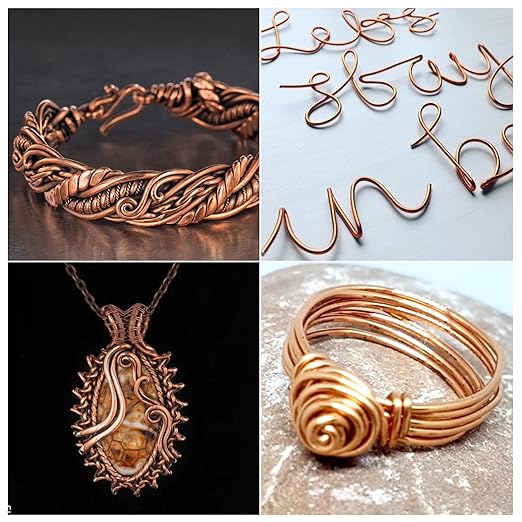 18 Gauge/ 1.0 mm 213 Feet 1 Pound 99.9% Dead Soft Copper Wire for Electroculture Gardening, Jewelry Making, Beading, Science Projects, DIY Artwork
