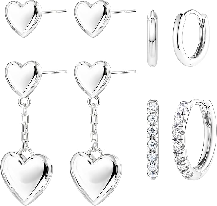 Small Gold Huggie Hoop Earrings Set for Women Men Hypoallergenic 14K Plated Stack Cartilage Earrings, Multiple Piercing Lightweight Mini Thin Cute Dainty Trendy Jewelry Set Christmas Gifts for Women