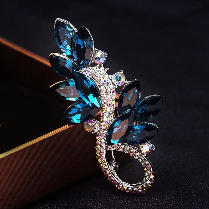 Brooch Pins For Women Fashion, Flower Brooches Jewelry For Women Floral Series Brooches And Pins Designer Lady's Costume