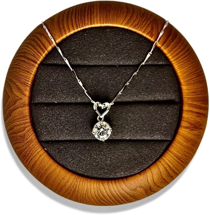Stunning 3-piece Moissanite Jewelry Set - Necklace, Ring & Earrings | Elegant Wedding Jewelry Sets for Brides | Perfect Moissanite Earrings & Necklace | Timeless Bride Earrings & Wedding Earrings for Brides