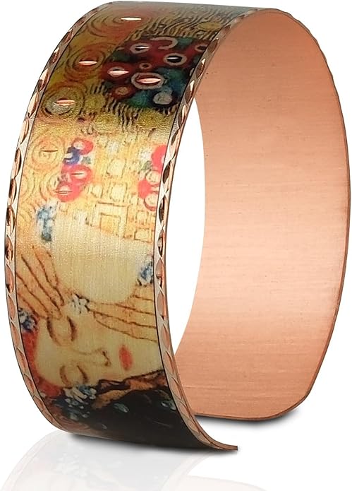 Moreni Copper Bracelet for Women with Wooden Gift Box – Art-Inspired Elegant & Timeless Handmade Jewelry Gift