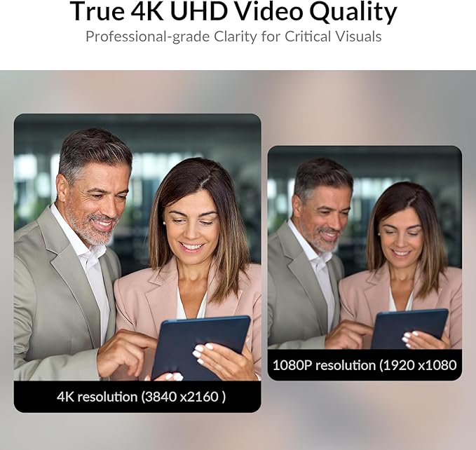 4K Conference Room Camera System, AI Auto-Tracking PTZ Camera 3x Optical/5x Digital Zoom with Bluetooth Speakerphone Set, 120° Wide-Angle, 16-Foot Mic Pickup, for Zoom YouTube Teams OBS and More