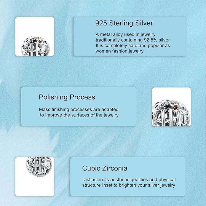 925 Sterling Silver Charms Magic Movie Character Dangle Beads for Bracelets and Necklaces Jewelry for Women